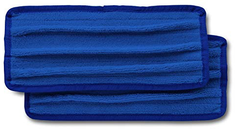 Unger Indoor Window Cleaner Replacement Pads, Microfiber, Color Varies, 11