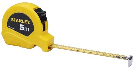 Stanley STHT36127-812 - Cinta adhesiva (5 m), color amarillo