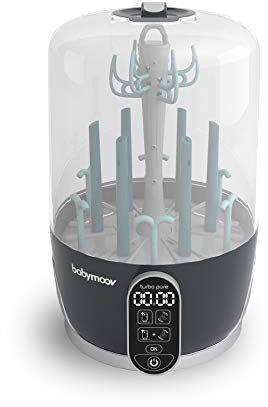 Babymoov Turbo Pure Dampf-Sterilisator und Babyflaschentrockner mit HEPA-Filter