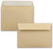 75x Briefumschläge Karamell-Braun DIN C6 Format 11,4 x 16,2 cm - Haftklebung - Kuverts ohne Fenster - Weihnachten, Grußkarten & Einladungen - Für A6 & A4 Papier