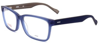 HUGO Herren HG 0182 Sonnenbrille, Matte Blue, 55