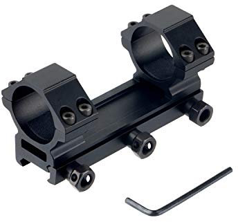 FOCUHUNTER Tactique 30mm Picatinny Weaver Anneaux de Lunette de visée Chasse Monopièce pour Lunette de Lunette de Lunette de visée Lunette de Lunette de visée de 20mm