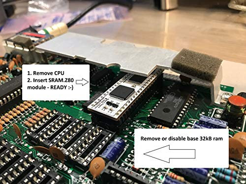 Z80SRAM - Módulo RAM/CPU Adecuado para Sinclair ZX Spectrum 48k