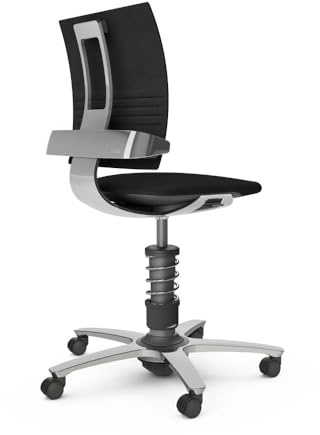 aeris 3Dee ergonomischer Bürostuhl – Schreibtischstuhl mit einzigartiger Rückenlehne – Bürostuhl ohne Armlehne – Drehstuhl, stufenlos höhenverstellbar 42-56 cm