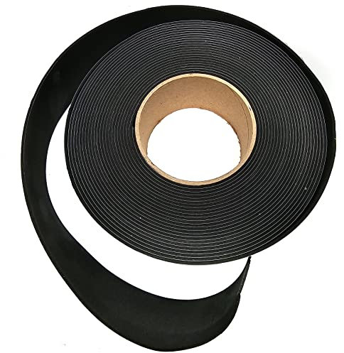 EPDM Mousse noire Longueur : 10 m Rouleau de 10 m Adhésif d'un côté (50 mm x 2 mm)