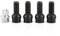 Bullone ruota in acciaio chiave per ruote auto Dado e capocorda Set di dadi con chiave per 4 + 1 M14 * 1.5MM