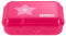Step by Step Lunchbox „Glamour Star Astra“, pink, mit Trennwand und Klickverschluss, spülmaschinenfest, BPA-frei, für Schule und Kindergarten, für Mädchen, 0,9 Liter