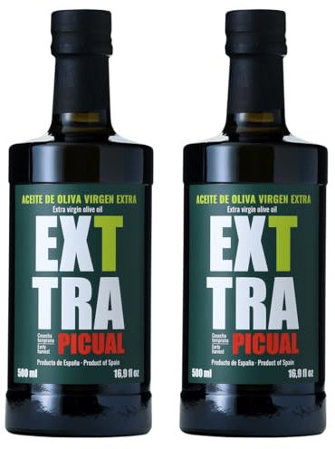 EXTTRA Original - Aceite de Oliva Virgen Extra Cosecha Temprana (Variedad Picual) - 500 ml (Paquete de 2)