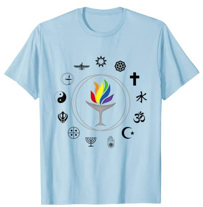 Calice universaliste et symboles religieux unitariens T-Shirt