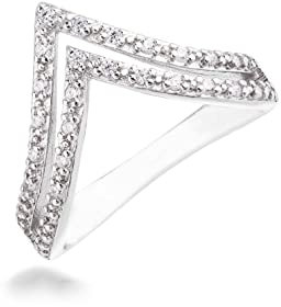 Sakrami Silber Tiara Ring mit Zirkonia - Maßnahme 10