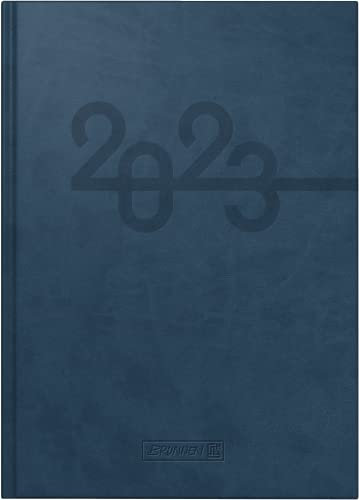 BRUNNEN Tageskalender Modell 798 2023 Blattgröße 14 x 20,6 cm blau