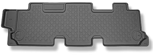Mossa Fußmatten passend für VW Transporter T5 T6 T6.1 2003-2024 1 STK. 2G | Van - voll hinten 3. Reihe