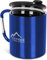 normani Doppelwandige Karabinertasse 330 ml mit passendem Trinkdeckel, rostfreier Edelstahl Farbe Blue