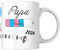 geschenke-fabrik.de - Taza con texto - Papa loading 2024 - Regalos para futuros padres/regalo para embarazadas - Embarazo - Baby loading - Taza Papa 2024 Regalo