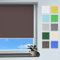 Rollmayer Classic Rollo Klemmfix ohne Bohren, Seitenzugrollo Rollo für Fenster und Tür (Classic Wenge, B85cm x H220cm)