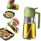 TrendPlain Spray Huile Cuisine 470ml – Vaporisateur Huile Air Fryer 2-en-1 pour Cuisson, Salades, Vinaigre et Accessoire Cuisine - Vert