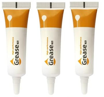 HzdaDeve 3D Drucker Teil Zahnradfett Gleitschiene Schmierfett Optische Achse Schmierfett für Kobra 2 Series/Neptune 4/Ender 3 V3 KE/Ender 3 V3/CR10-SE/Lab X1 P1P P1S A1 Mini (3-Pack)