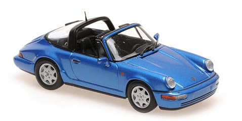 Minichamps 940061362 - Porsch. 911 Targa (964) Blue Metallic 1991 - maßstab 1/43 - Modellauto