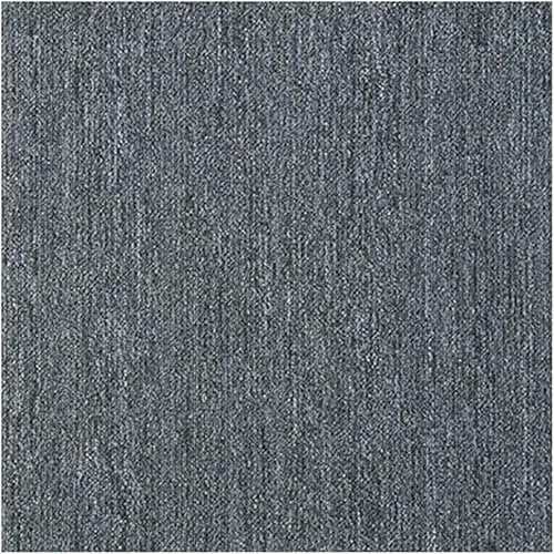 20 x Carpet Tiles 5 SQM Heavy for Bedroom Living Room Office Premium Flooring Rugs Floor Tile Hardwearing Anti-Slip Floor Covering, Bitumen Backed 2024 New (Dark Grey)