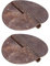 Rundes Scharnier, 2er-Set, Runde Messingscharniere, Reines Kupfer, Ming und Qing, Chinesischer Antik-Stil, Chinesisches Scharnier-Hardware-Zubehör für Möbel, 6 Cm, Türscharniere