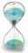 SuLiao Sanduhr, 60 Minuten, türkis, 60 Min Hourglass Sand Time, großes Sandglas, reloj de Arena 60 Minuten, für Zuhause, Schreibtisch, Bürodekoration