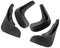 Yurefax Auto-Kotflügel, for VW, Polo, Mk4 9N 2002 2003 2004 2005 2006 2007 2008 2009 Schmutzfänger Spritzschutz Flap Kotflügel Kotflügel Zubehör Rad-Spritzschutz
