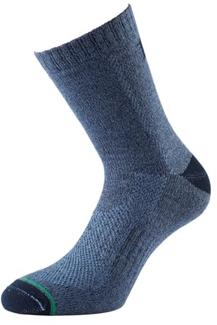 1000 Mile Mens OUTDOOR SOCK ALL TERRAIN SAPPHRIE 1950S M(6-8) MEN, Saphire, Medium 6 - 8.5 UK EU