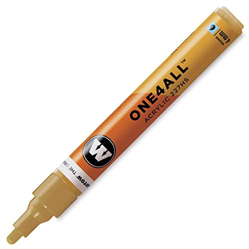 Molotow 227-HS Marker ONE4ALL, 4mm Spitze, 9,0ml, ockerbraun hell