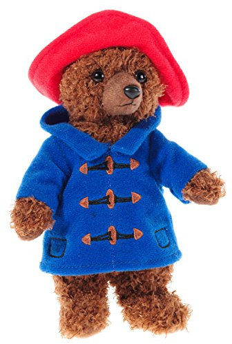 Das offizielle Maskottchen zum Kinofilm Paddington - Heunec 608375 - Paddington Bär stehend, 15cm, Blau,rot