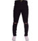 Island Trading Mens Ripped Slit Knee Skinny Stretch Fit Jeans Distressed Men's Denim Waist 34 Leg 30 (34S) Black