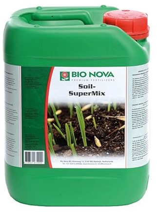 Bio Nova Soil-SuperMix Dünger für Erde komplette Pflanzennahrung (5L)