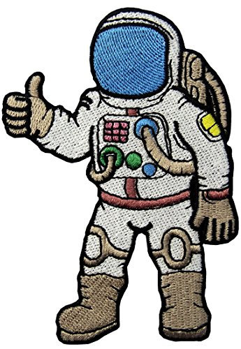Astronaut Eine Reise Zum Raum Besticktes Eisen Auf Nähen Auf Patch