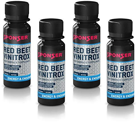 Sponser Red Beet Vinitrox Trinkampullen 4 Stk.