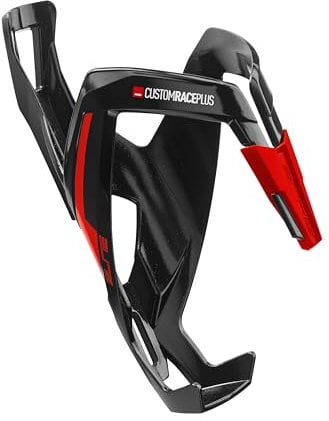 Elite S.R.L. CustomRacePlus Trinkflaschenhalter Glanzschwarz/Rot Einheitsgröße
