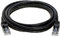 Cat6 0.5M Network Ethernet Patch Cable, 550Mhz Internet Wire, Compatible with PC, Laptop, Modem, Router, TVs, Printer Cord, Consoles for Home and Office, Black