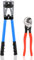HX-50B Battery Cable Lug Crimping Tools Hand Electrician Pliers for Crimping Wire Cable from 6-50mm²(AWG 8-1/0) with Thickened and Reinforced The Metal Plate (HX50B Crimper and Cable Cutter)