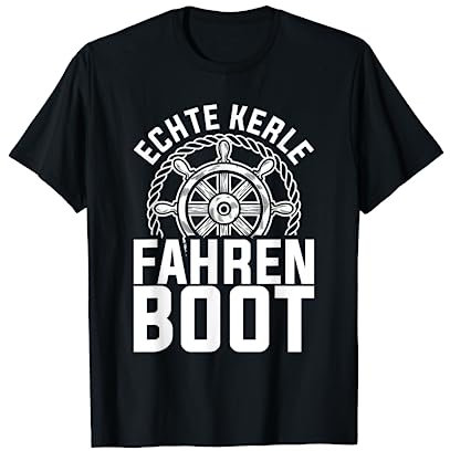 Männer Segler Geschenk zum Herrentag Skipper Segeln T-Shirt