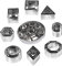 Ausstecher Mini,24 Stücke Edelstahl Keksausstecher Kleine Geometrische Ausstechformen Set 8 Formen Metall Fondant Cookie Cutter DIY Tools für Keks, Plätzchen, Tortendekorationen