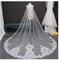 Schleier Braut Spitze Brautschleier Lange Brautschleier mit Kamm Eleganter Schleier for die Braut Hochzeit Zubehör Schleier (Color : White, Item Length : 350cm)