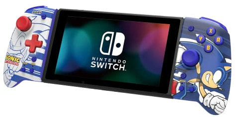 hori - Controlador Sonic Split Pad Pro Azul Para Nintendo Switch