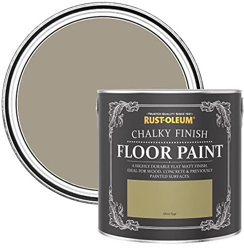 Rust-Oleum Beige Scratch-Resistant Floor Paint in Matt Finish - Silver Sage 2.5L