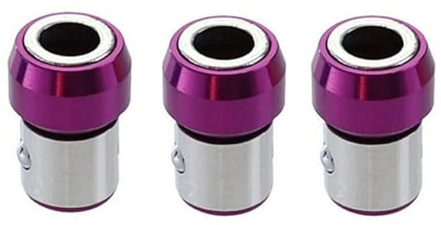 STÜCKE Elektrische Magnetische Ring Schraubendreher Bit Starke Magnetisierer Halter Garten Yard Supplies Zubehör Universal Abnehmbar (Color : Purple)