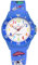 Alienwork Weltraum Alien Lernuhr Kinderuhr Jungen Uhrzeit Lernen Blau Silikon-Armband Mehrfarbig Kinder-Uhr Wasserdicht 5 ATM Zeit Lernen