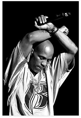 MOIT Rapper DMX 1 Leinwand-Poster, Wandkunst, Dekoration, Bild, Gemälde für Wohnzimmer, Schlafzimmer, Dekoration, Rahmen-Stil, 30 x 45 cm