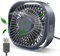 Desk Fan Portable Personal Table Small Desktop Cooling 3 Speeds Quiet Mini With Cable Powered by USB 360° Rotation Micro Fan for Home Office Bedroom Car Outdoor Camping Travel (USB Desk Fan-hui)