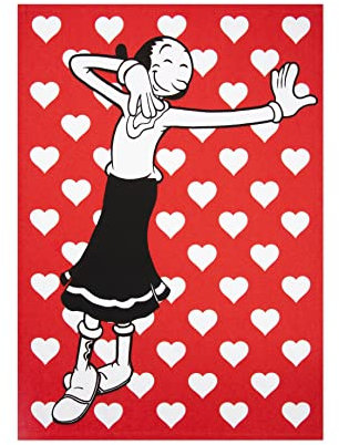 Excelsa Olivia Geschirrtuch, 100% Baumwolle, 70 x 50 cm, mit Knopfloch