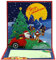 Magic Ants Weihnachtskarte – Santa Pop Karte – 3D-Grußkarte mit Weihnachtsmann, Rentier und Weihnachtsbaum