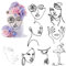 8 Stück Torten Deko Cake Topper Torte Topper Lady Face Torten Deko Boho Tortendeko Acryl Kuchen Deko Acryl Lady Face Tortenaufleger für Mädchengeburtstag Junggesellenabschied