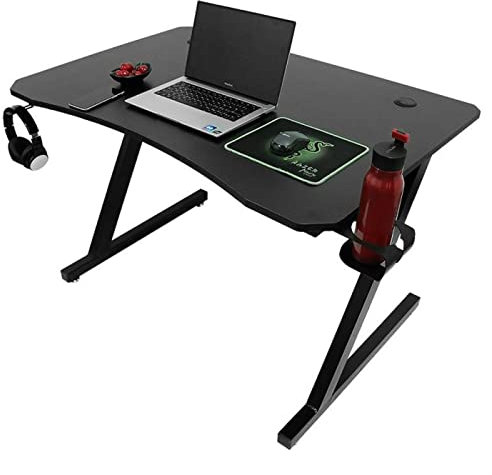 CLLBANT PC Desk Z-shaped Tilt Game Table Cup Holder Earphone Holder Convenient Simple Ergonomic Computer Desk Office Learning Gaming Table Office Desks (Color : 110x70x70cm) (110x70x70cm)