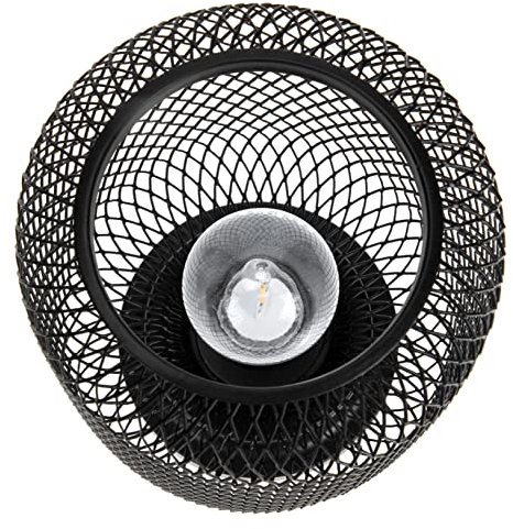 WHAMVOX Wrought Iron Desk Lamp Desk Lamp Basket Cage Night Light Table Lights for Desk Touch Night Light Touch Sensor Night Light Desk Decor Night Stand Lamp Hollowed Desktop Lights